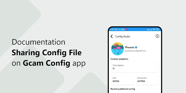 Documentation About Sharing Config Files in Gcam Config App